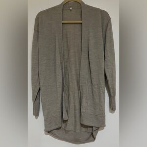 Women's Oatmeal Cardigan Sweater